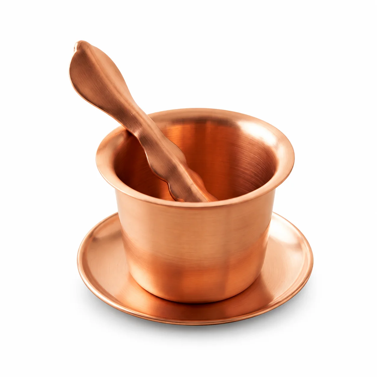 Pure Copper Panchpatra Udharini Set